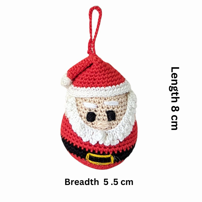 Christman Ornaments Santa Face 2