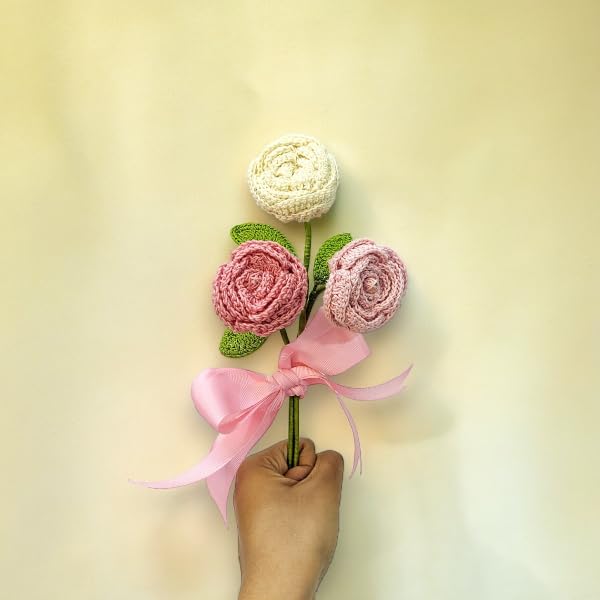 Flower Bouquets_Pink N Cream Roses