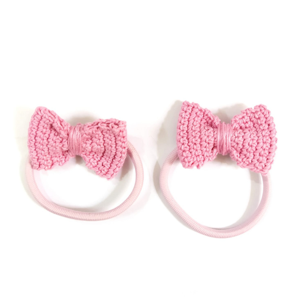 Hair Accessories Clips Pink Bow Hair Tie