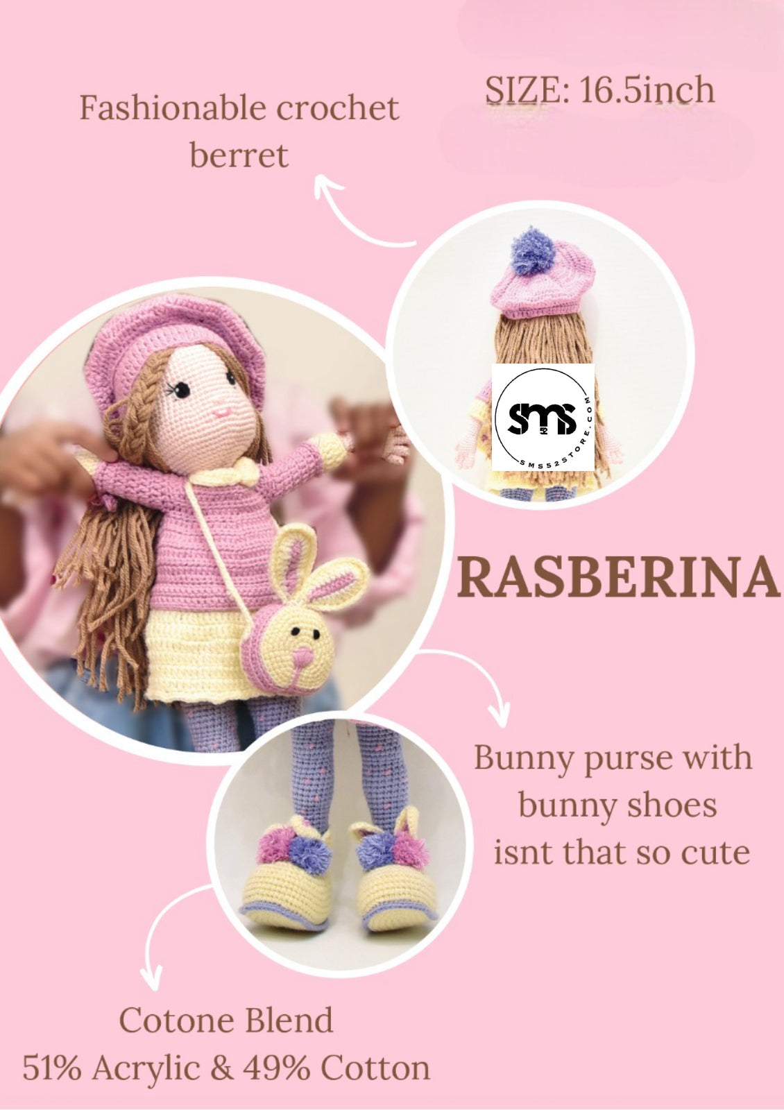 Crochet-Handcrafted_Cotone-Dolls_Rasberina