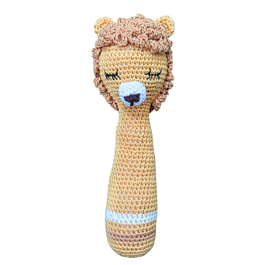 Crochet-Handcrafted_Rattle_Lion-Head