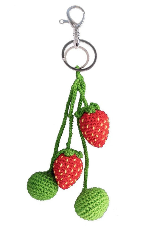 Fashion Accessories_Keychain_Red Stawberry