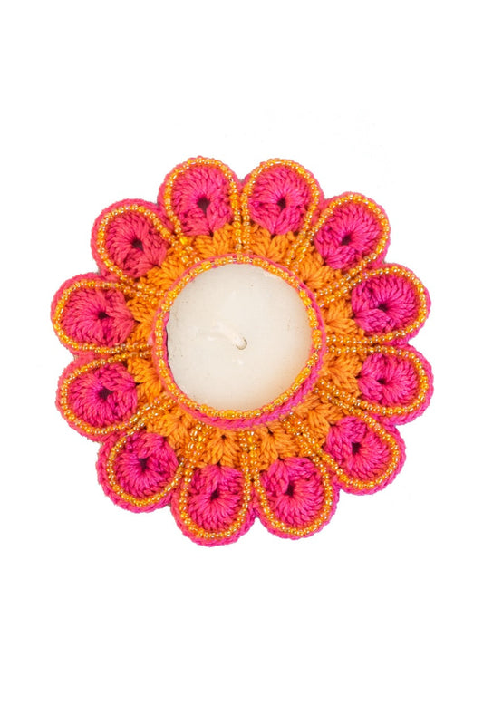 Diwali_Tealight_Orange-Pink