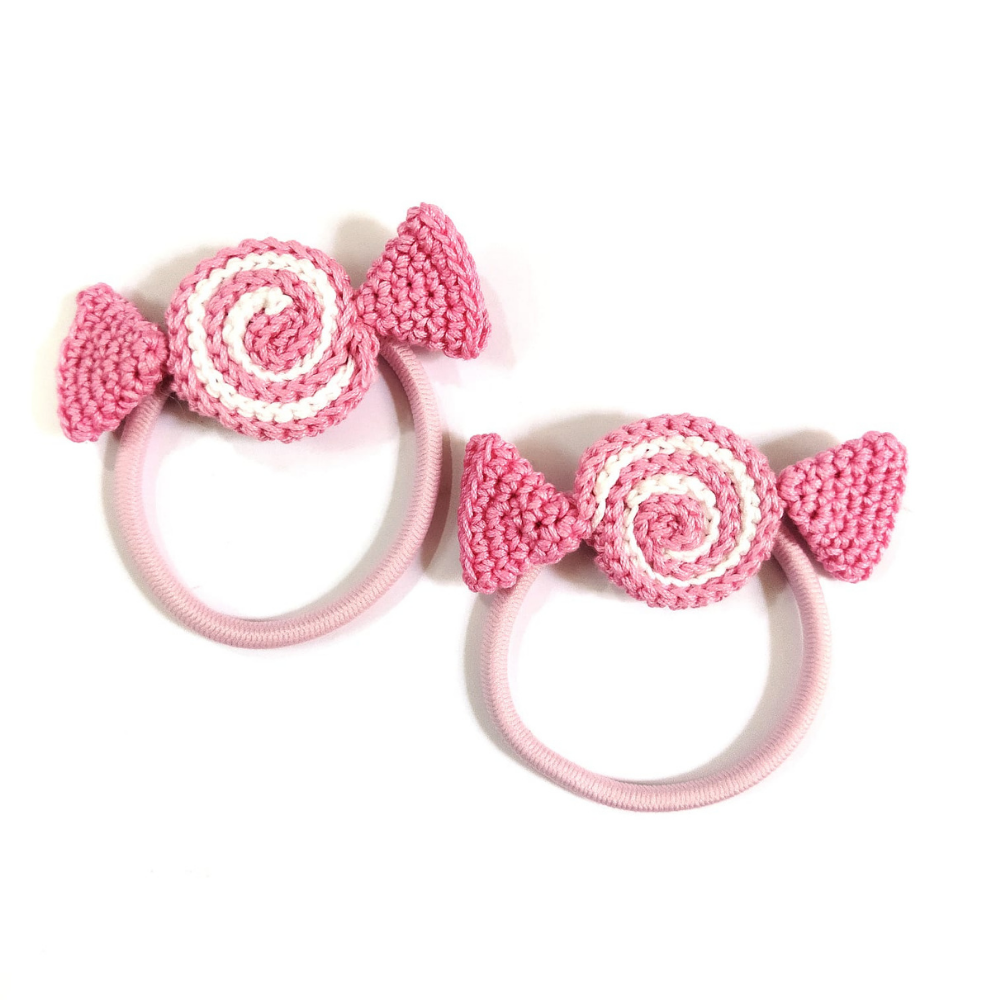 Hair Accessories Clips Pink Candy Hair Tie