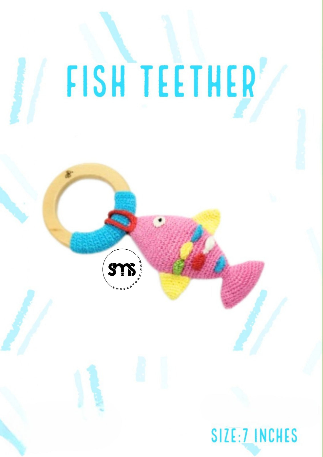 Crochet-Handcrafted_Teether_Fish